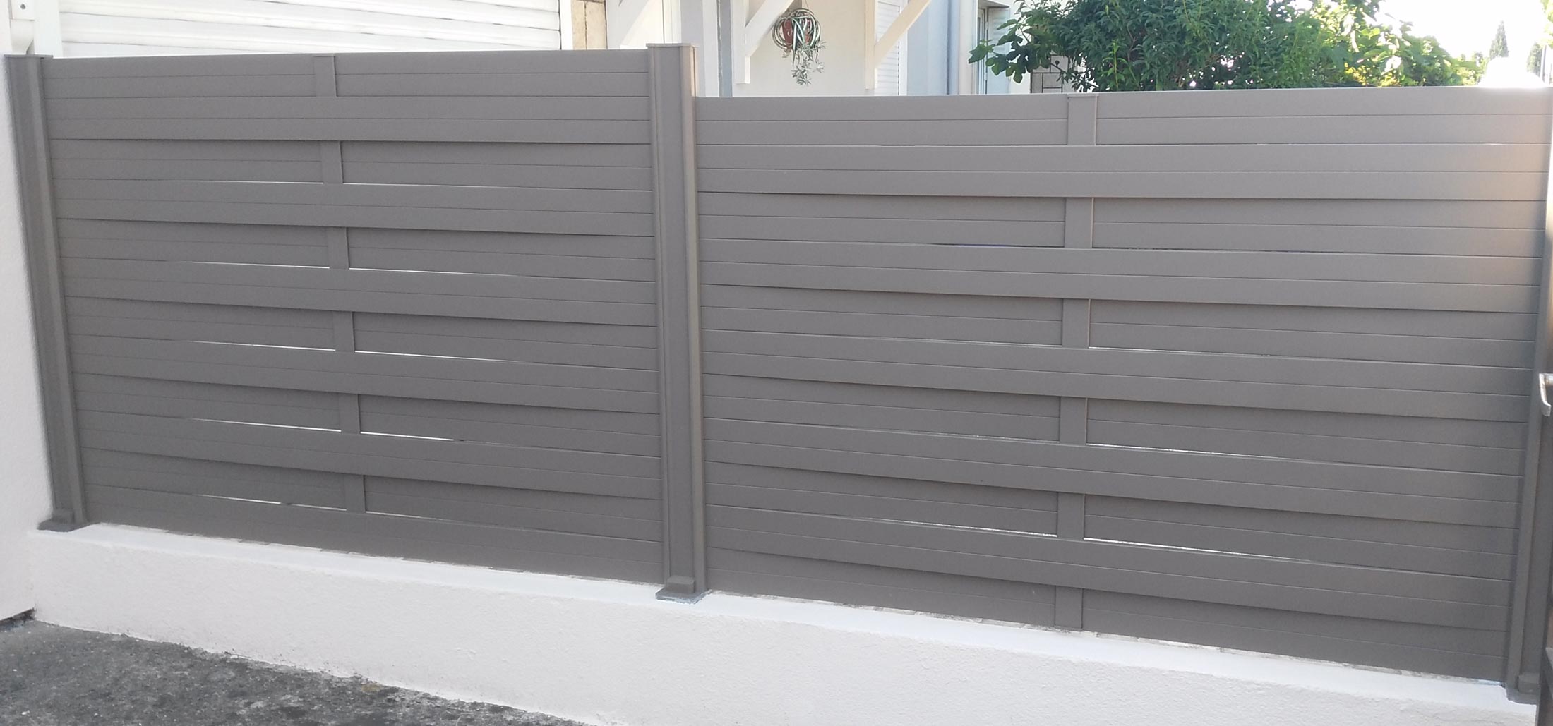 Pare-vue en aluminium tressé