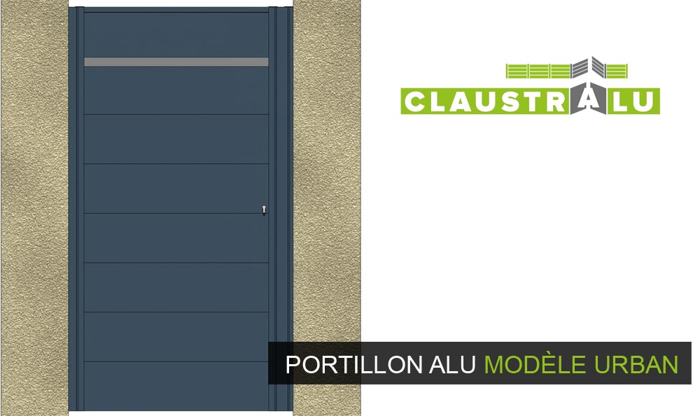 portillon urban en aluminium design