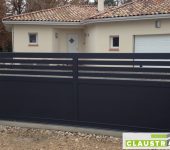 Portail Aluminium 2/3 ajouré