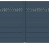 Portail Battant Design Modèle Braiding