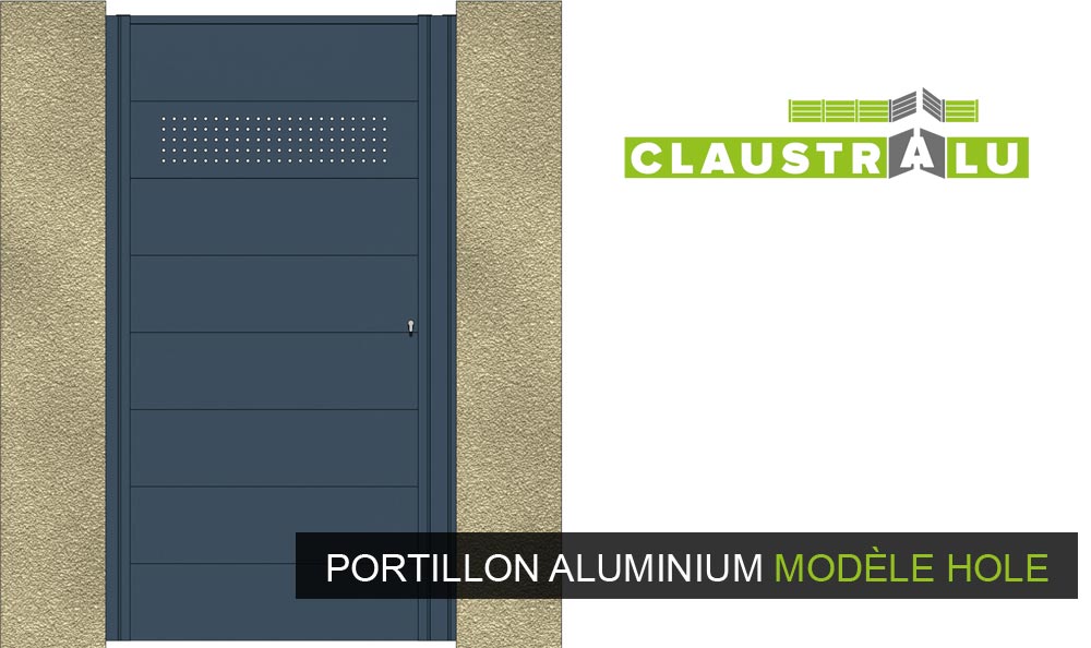 Portillon en Aluminium Contemporain et Design - Claustralu